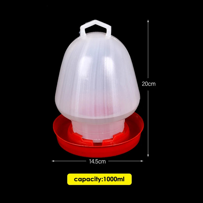 Bird & Chicken Water Feeder – 500ml/1000ml Automatic Drinking Bowl