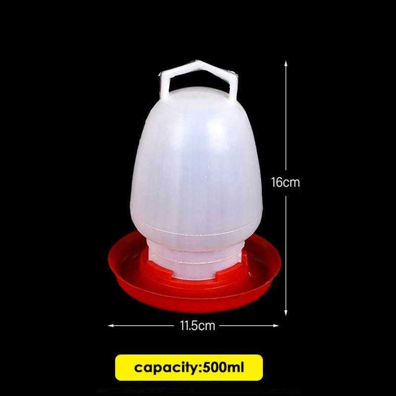 Bird & Chicken Water Feeder – 500ml/1000ml Automatic Drinking Bowl