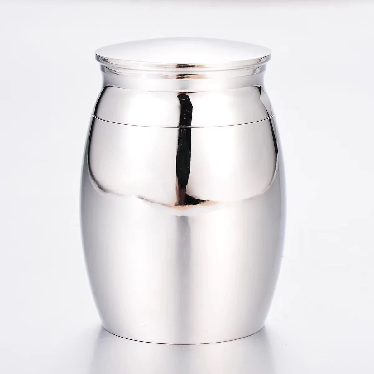 Stainless Steel Cremation Keepsake – Custom Memorial Container for Ashes & Hair