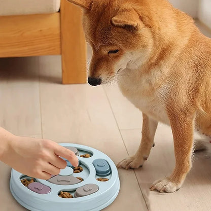 Dog Food Puzzle Bowl – Interactive Slow Feeder Toy for Training & Enrichment