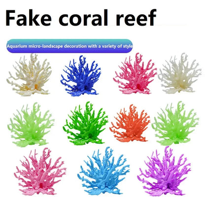 Aquarium Coral Decoration – Artificial Resin Coral for Freshwater & Marine Tanks