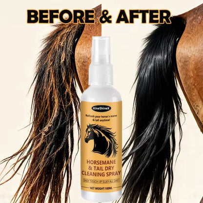 Horse Mane & Tail Detangler Spray – Leave-In Smoothing Conditioner for Horses