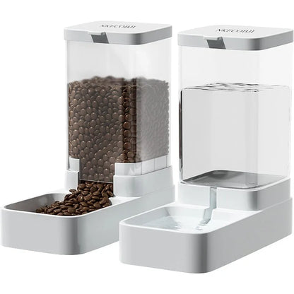 Large Capacity Pet Feeding Station – Automatic Food Storage & Water Dispenser
