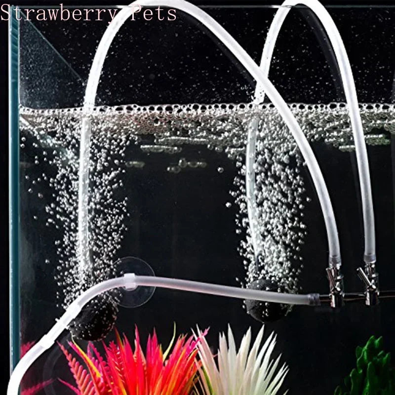 Silicone Fish Tank Air Tube – 1M–10M Oxygen Pump Hose for Aquarium & Pond Use