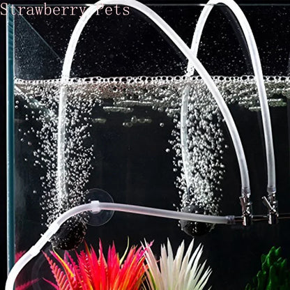 Silicone Fish Tank Air Tube – 1M–10M Oxygen Pump Hose for Aquarium & Pond Use
