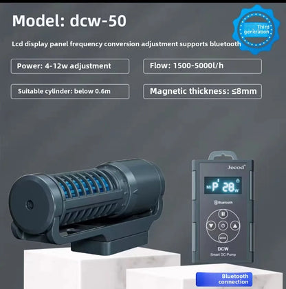 Silent Aquarium Wavemaker Pump – Jebao Jecod DCW Bluetooth Water Circulation Pump