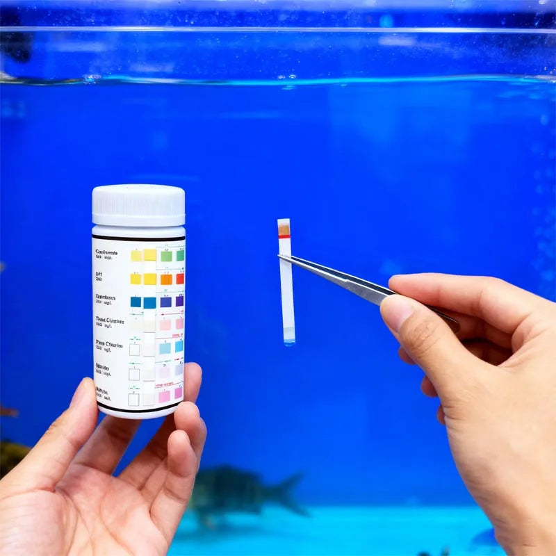 Aquarium Test Strips for Fish Tanks – pH & Ammonia Water Quality Tester