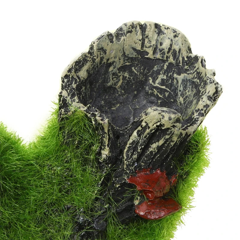 1PC Aquarium Tree Trunk Resin for Fish Tank Decoration for Hiding Shrimp and Fish Landscape Rock Hiding Cave Tree Decoration