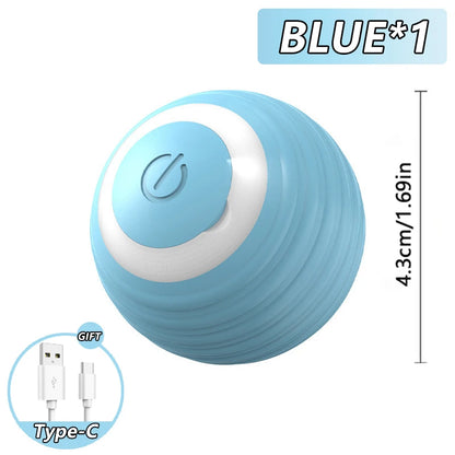 Speedy Tail 2.0 Electric Cat Toy – Automatic Rolling Ball with Dual Speed Modes