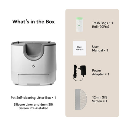 Smart Cat Toilet Tray – Furoomate 11L Automatic Self-Cleaning Litter Box