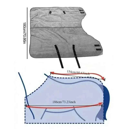 Horse Fly Sheet Breathable UV Protective Tear-Resistant Neck Comfy Mesh Horse Fly Sheet Comfy Equine Summer with Buckle Vest