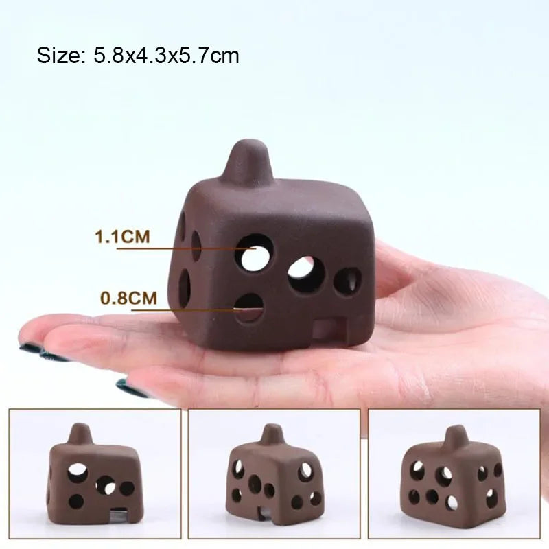 Ceramic Fish Tank Cave – Simulation Stone Hideout for Fish, Shrimp & Crayfish