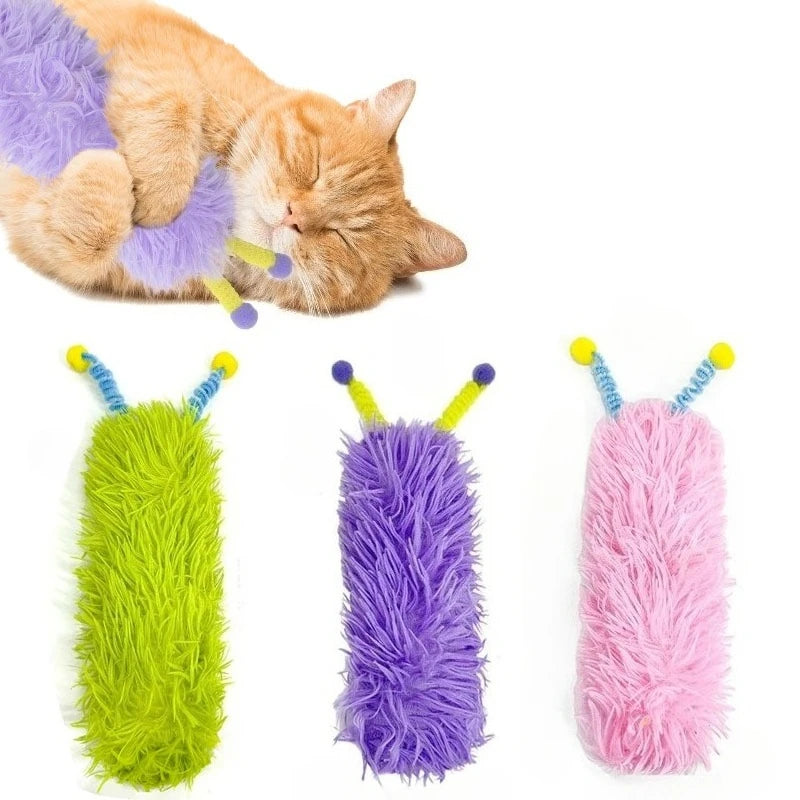 Interactive Cat Pillow Toy – Soft Catnip Plush Toy for Indoor Cats & Kittens