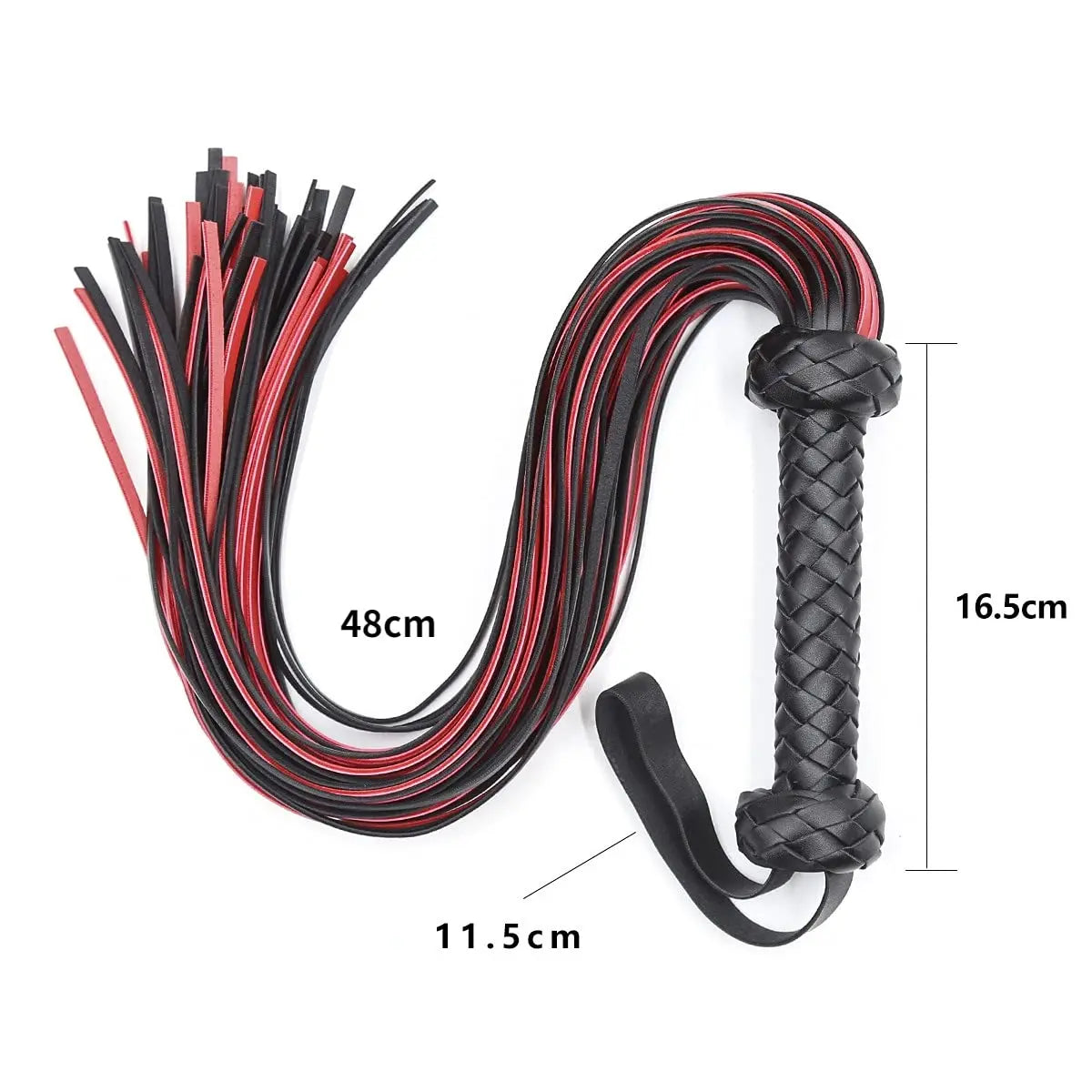 Riding Crop for Horses – Faux Leather Whip for Training and Outdoor Riding