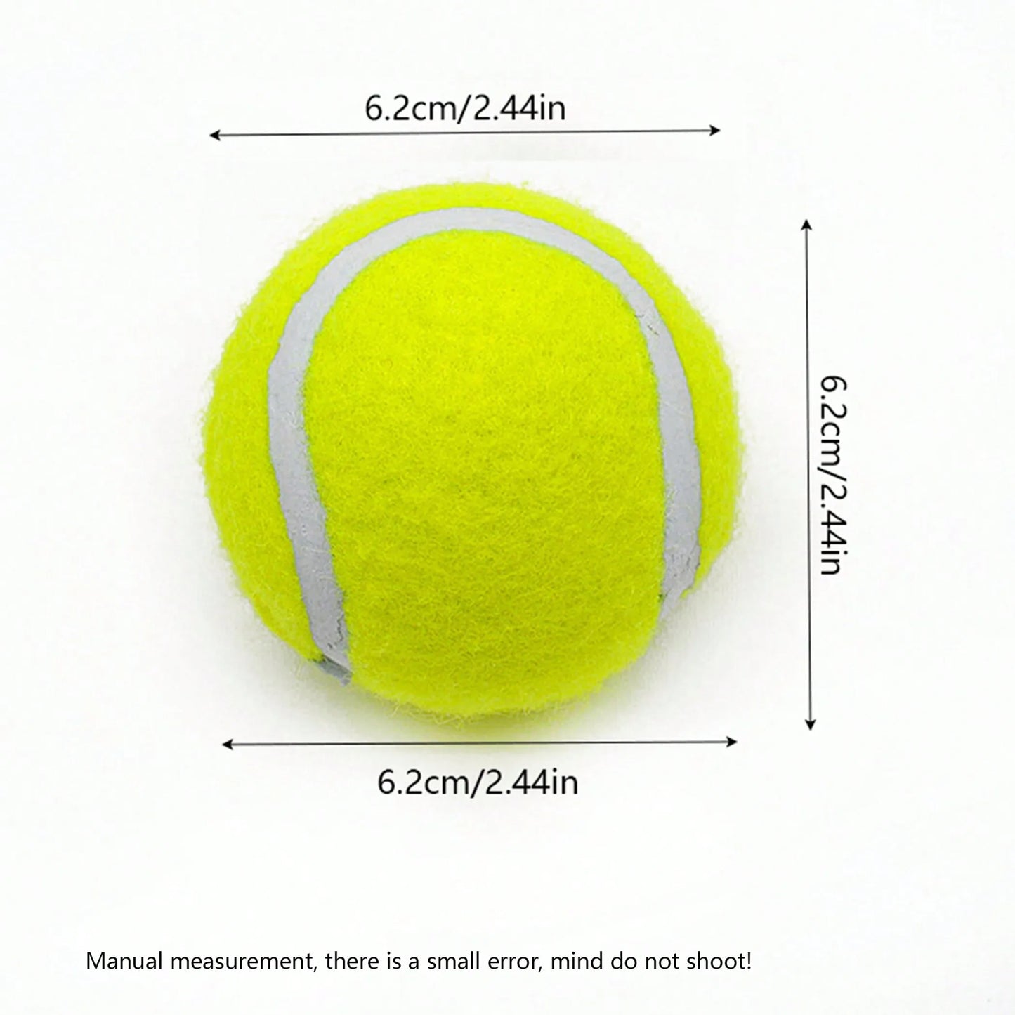 Durable Rubber Fetch Balls for Dogs – 4-Pack Interactive Tennis Toys