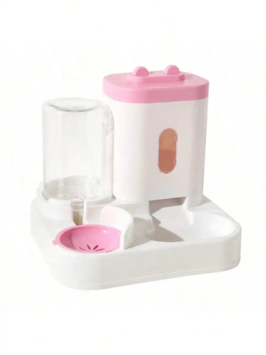 Spill-Proof Pet Feeder – Automatic Gravity Food & Water Station for Cats and Dogs