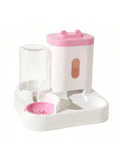 Spill-Proof Pet Feeder – Automatic Gravity Food & Water Station for Cats and Dogs