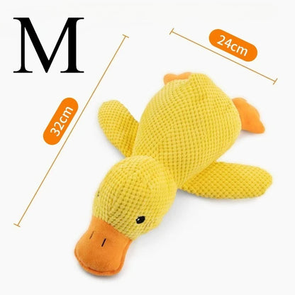 Squeaky Plush Duck Toy for Dogs – Teeth Grinding & Stress Relief Companion Toy