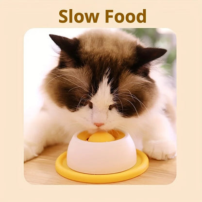 Interactive Pet Lick Plate – Slow Energy Consumption & Dental Care Feeder