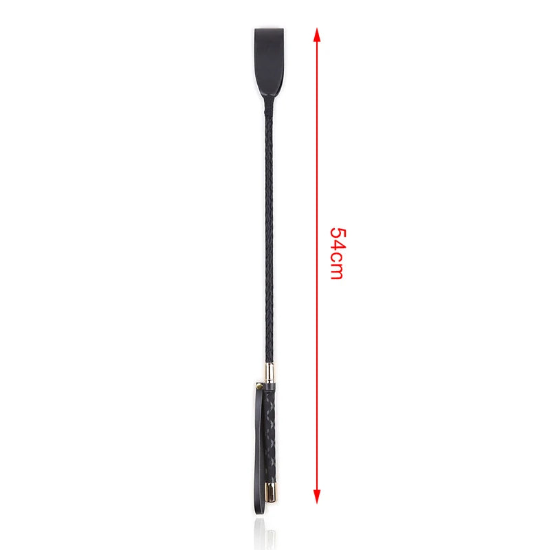 Lightweight Horse Riding Crop – PU Leather Training Whip for Outdoor Shows