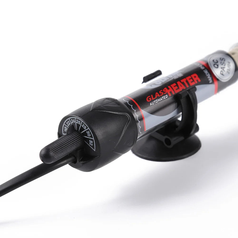 110v-220v Adjustable Temperature Thermostat Heater Rod Aquarium Submersible Fish Tank Water Heater Automatic Heating Rod 25-300W