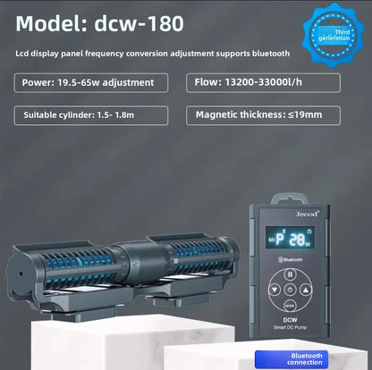Silent Aquarium Wavemaker Pump – Jebao Jecod DCW Bluetooth Water Circulation Pump