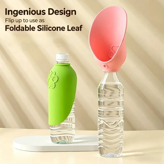 Portable Pet Hydration Bottle – Foldable Water Cup for Dogs and Cats on Walks