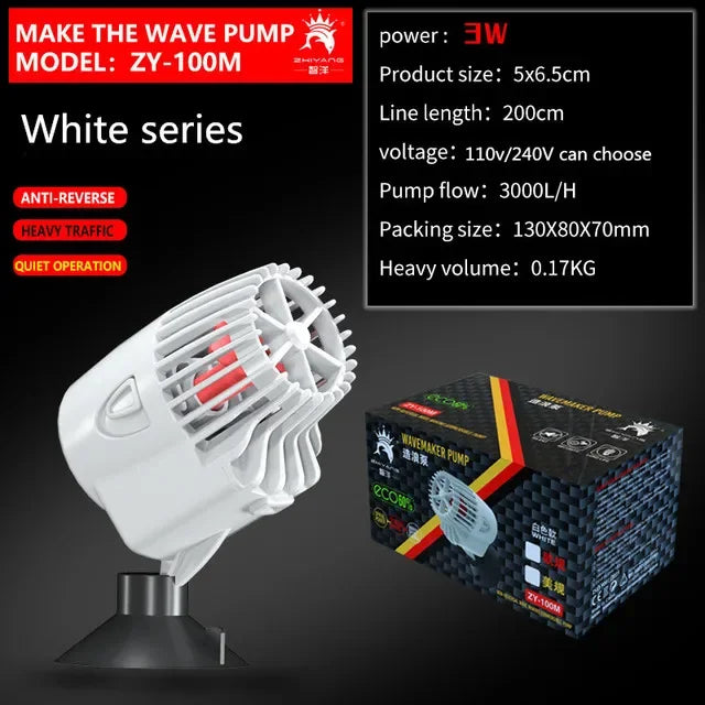 Fish Tank Wavemaker Pump – Submersible Water Flow Pump with 110V/220V Compatibility