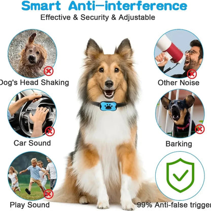 Automatic Anti-Bark Dog Collar – Ultrasonic Vibration Training Device for Dogs